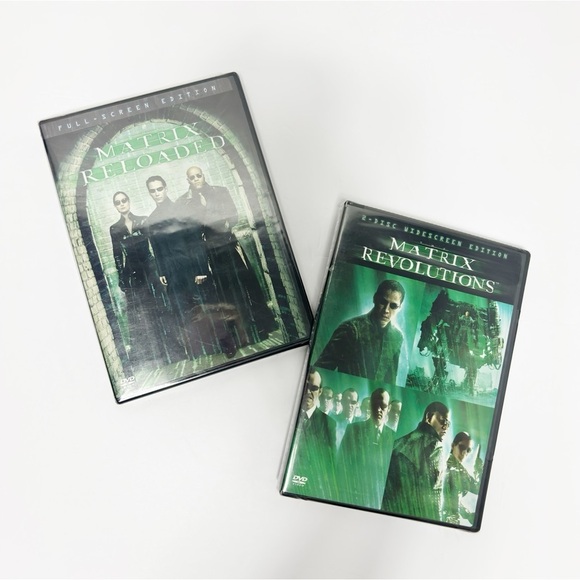 MATRIX REVOLUTIONS & MATRIX RELOADED DVD VIDEO BRAND NEW STILL SEALED - Picture 2 of 7